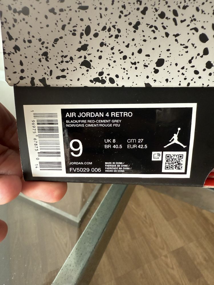 Jordan 3 black cement 2024
