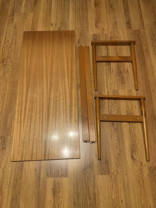 Retro lawa prl lakierowany blat