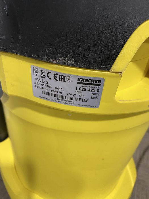 Пилосос karcher KWD2