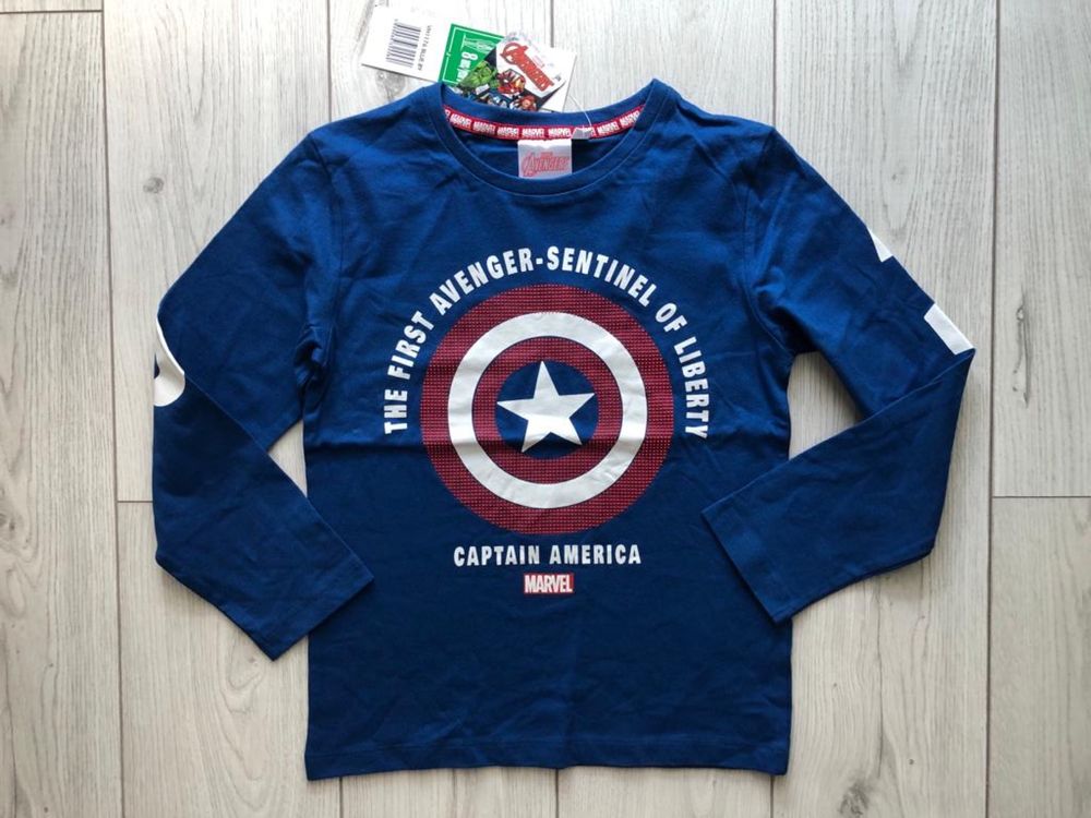 Bluzka chłopięca Capitan America Avenger Marvel r.128