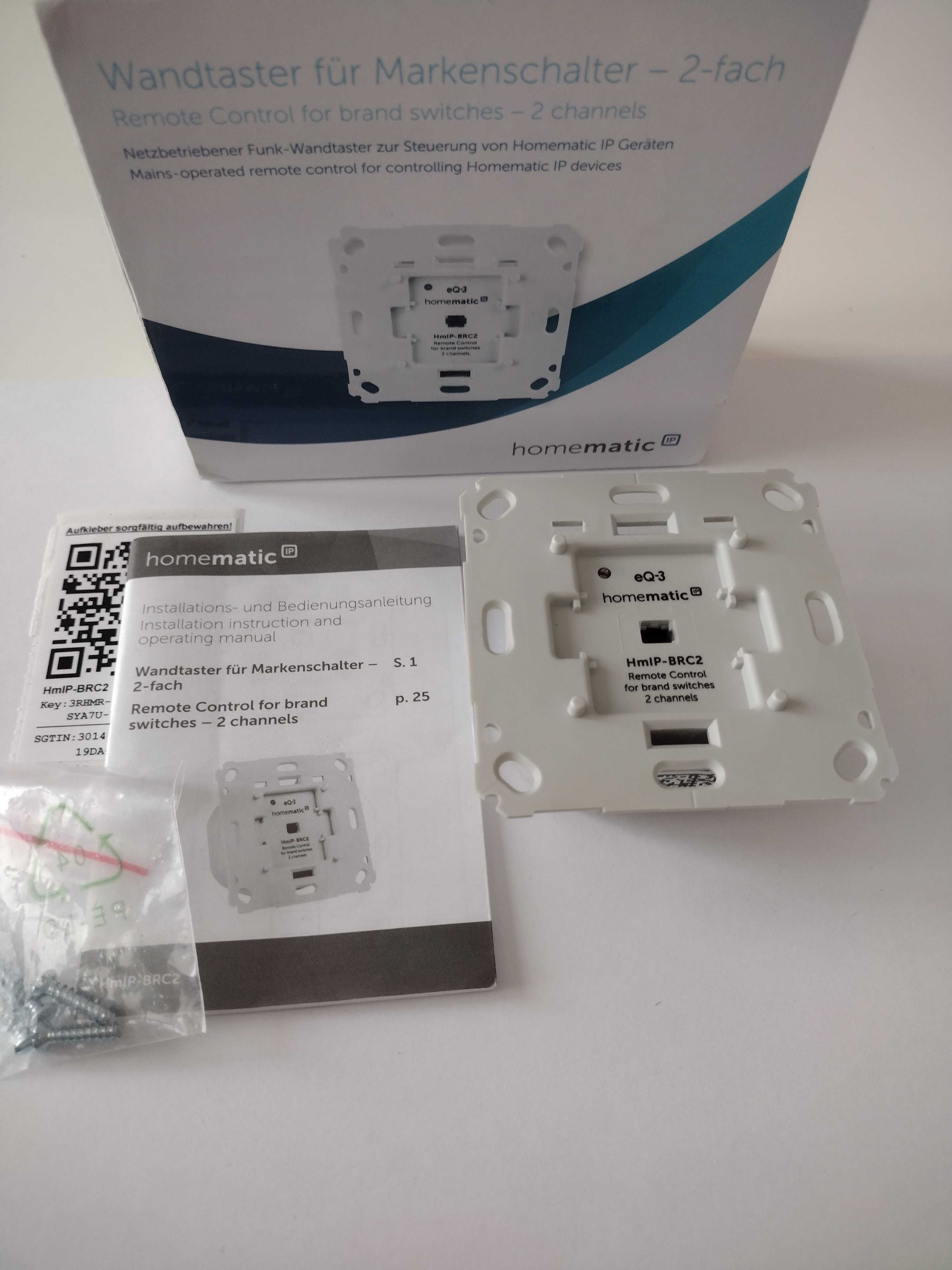 Homematic IP HmIP-BRC2 - Podtynkowy siłownik 2-stykowy