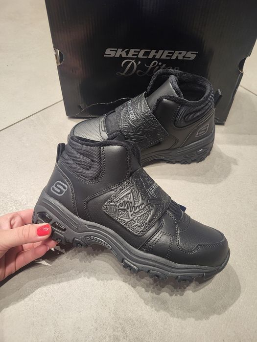 Черевики демі / зимові дитячі для хлопчика skechers  оригінал sn660051