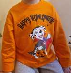 Bluzka pomarańczowa dynia halloween