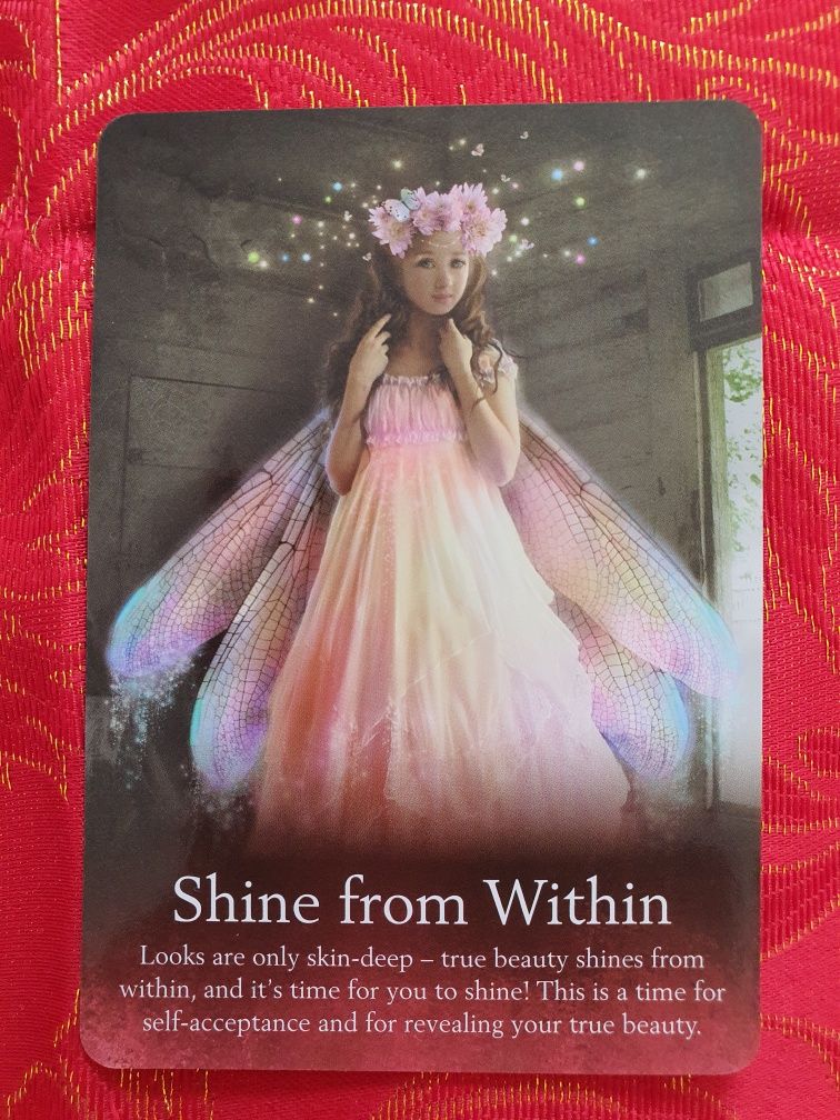 Karty Wróżek Oracle of th Fairies Duże Oryginal Wróżki Wyrocznia Magia