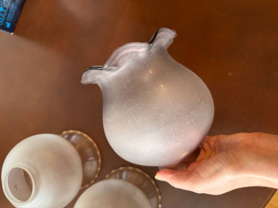 Плафони з різьбою вуличні і для світильників люстри