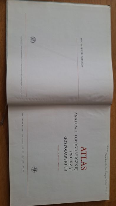 Atlas Anatomii Topograficznej Zwierząt Gospodarskich