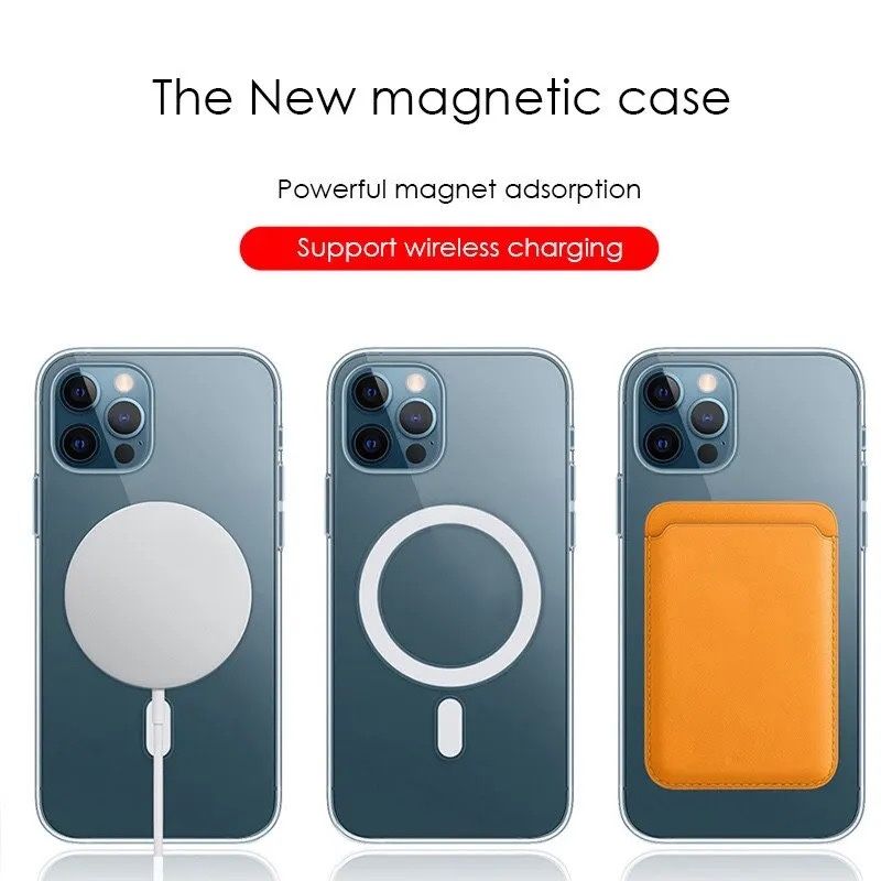 Przezroczyste MagSafe Etui / Case IPhone 12/13/14/15/Pro/ProMax
