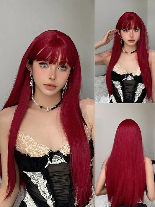 Peruca Vermelha Ruiva