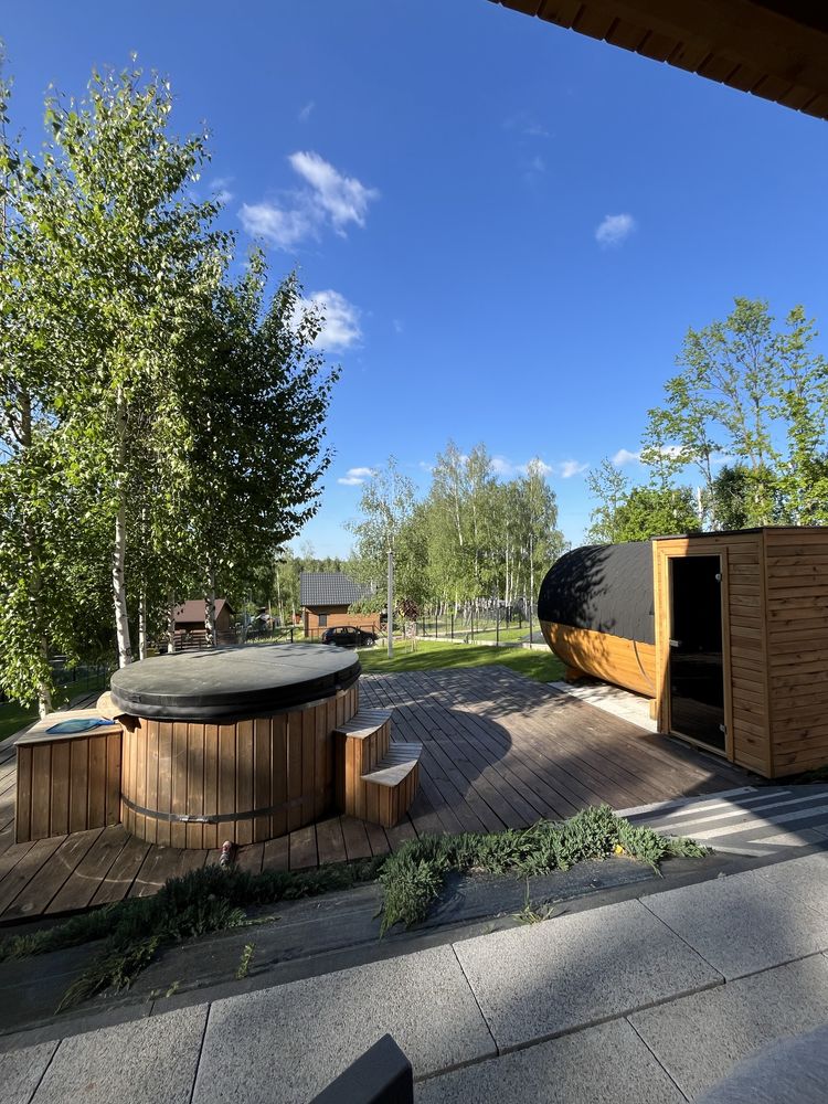 Domek blisko jeziora ,balia z jacuzzi i sauna, warmia mazury