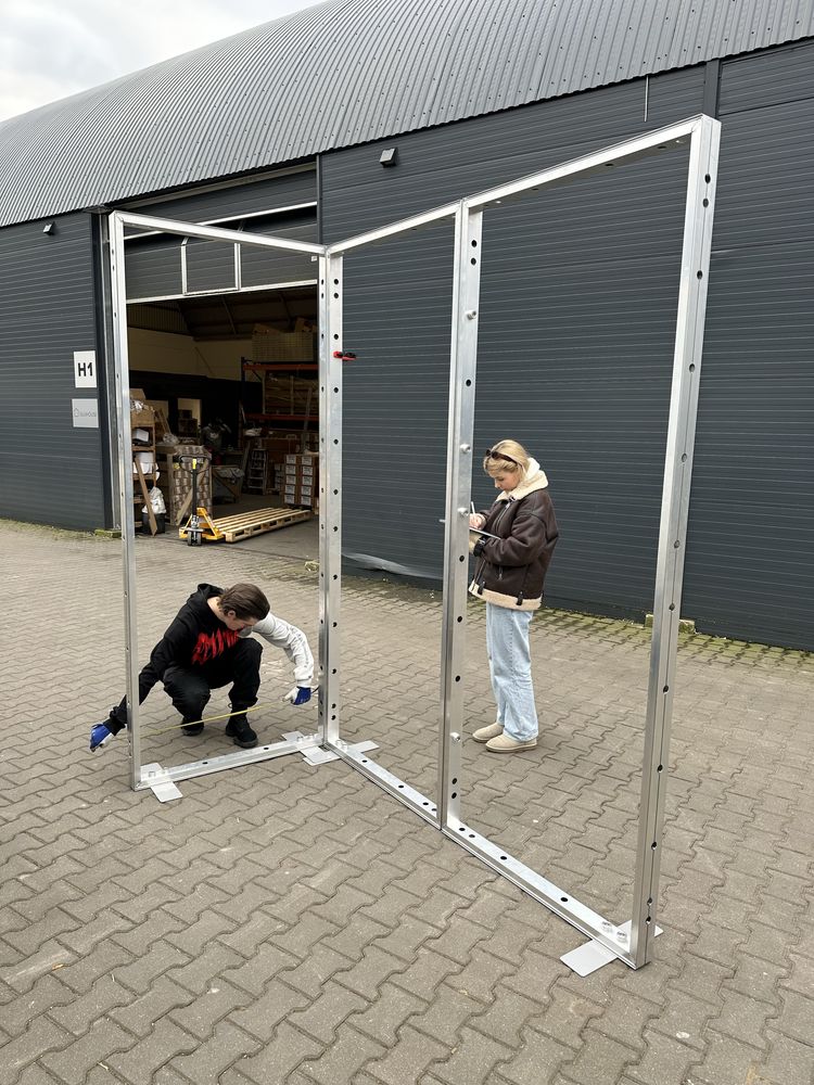 System modulowy aluminiowy 15 ram do budowy stoisk