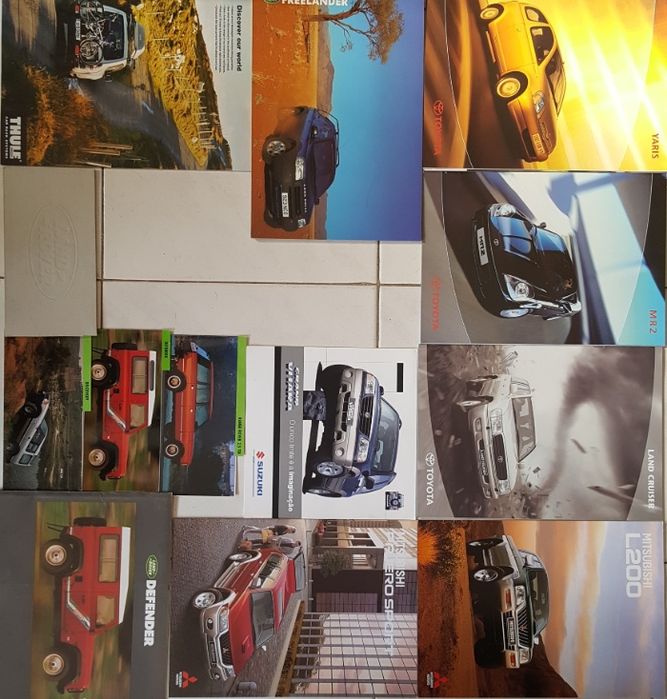 Catálogos / Revistas variadas de automóveis e motos