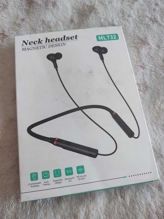 Słuchawki Bluetooth sportowe MAGNETIC DESIGN ML732