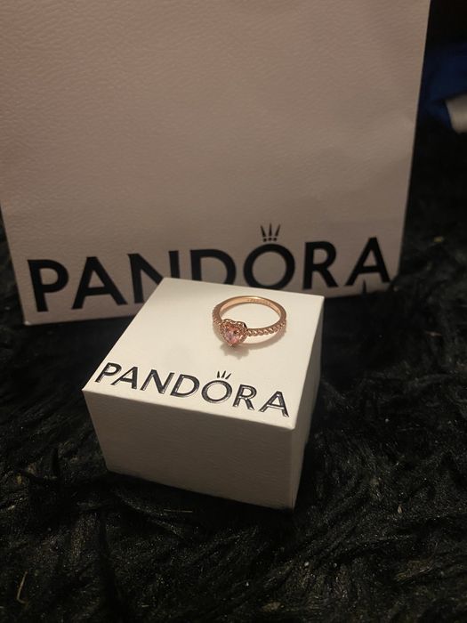 Pierscionek PANDORA rosse gold 52