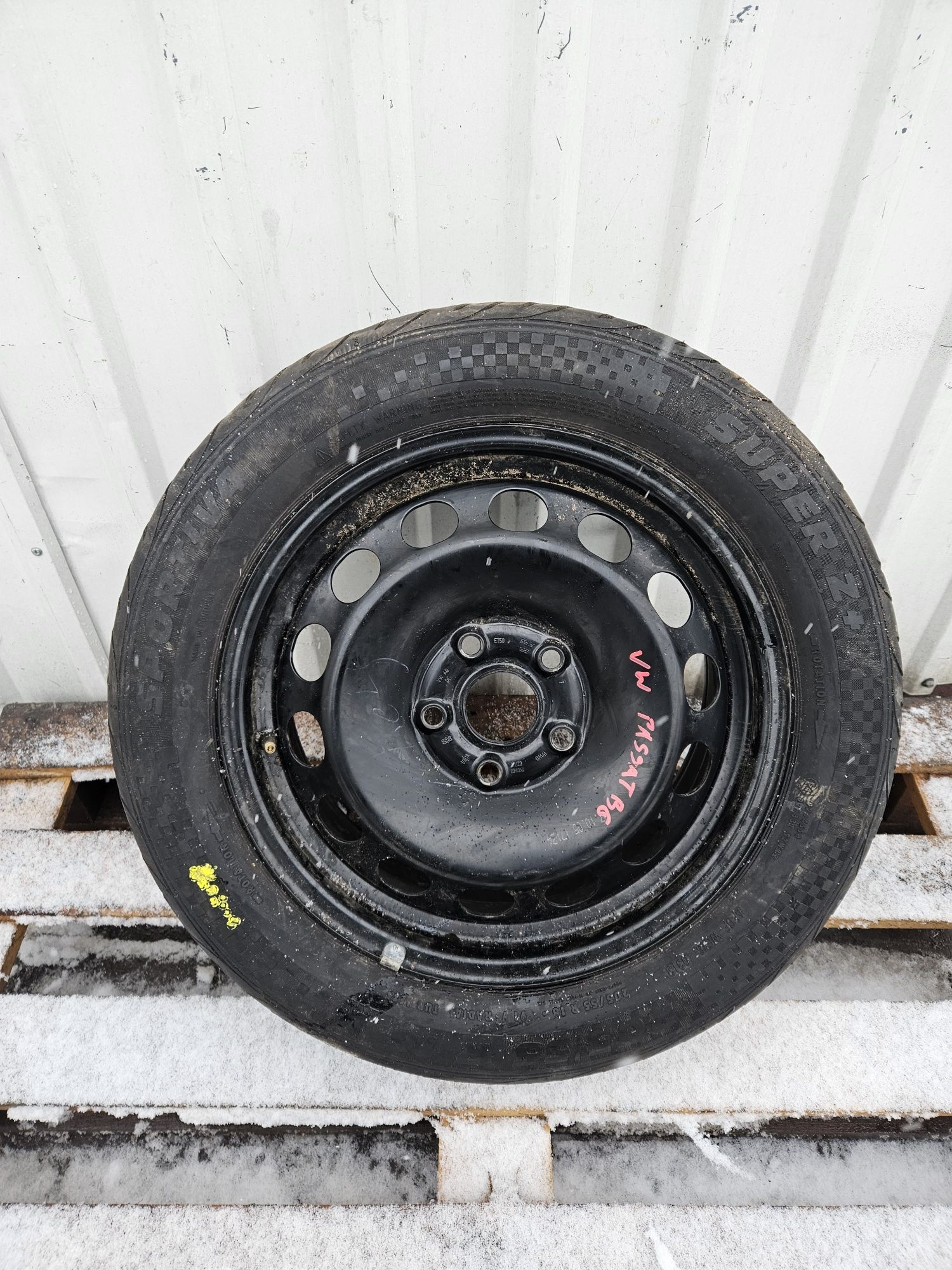 Koło zapasowe VW Passat B6 5×112 205/55 R16