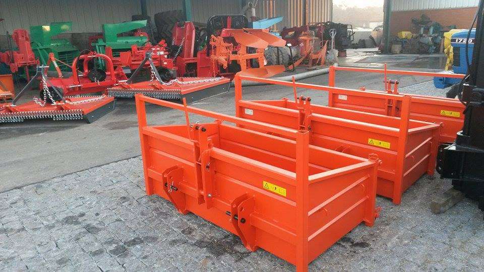 Caixas de carga gamelas NOVAS de 1m até 2.00 m