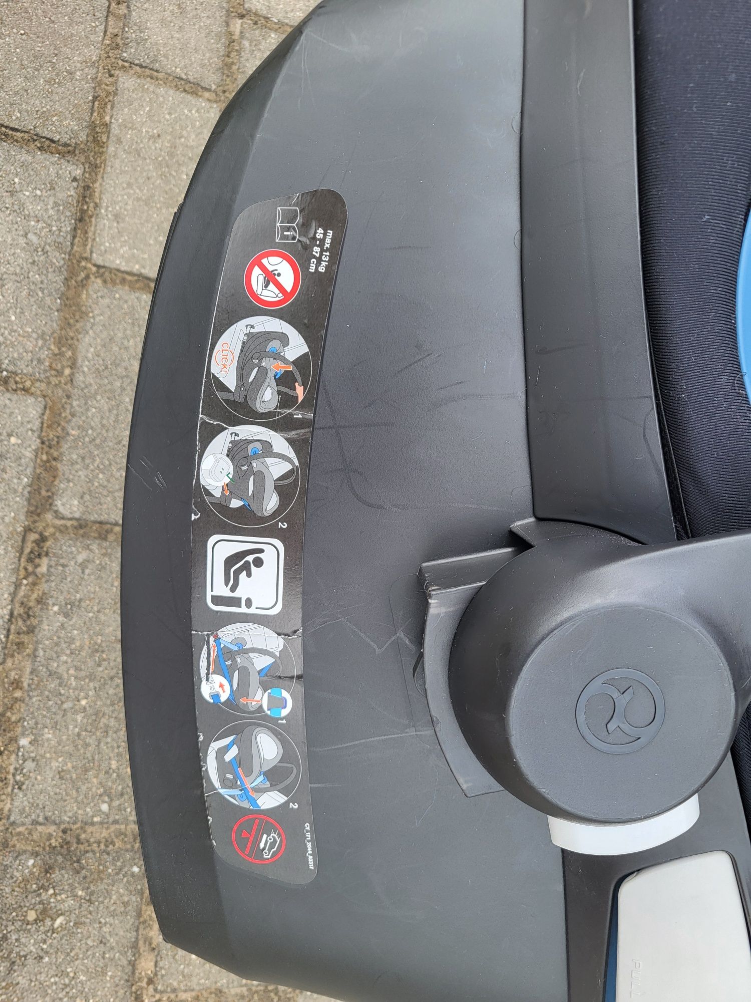 Baza isofix + fotelik Cybex Aton M I-size