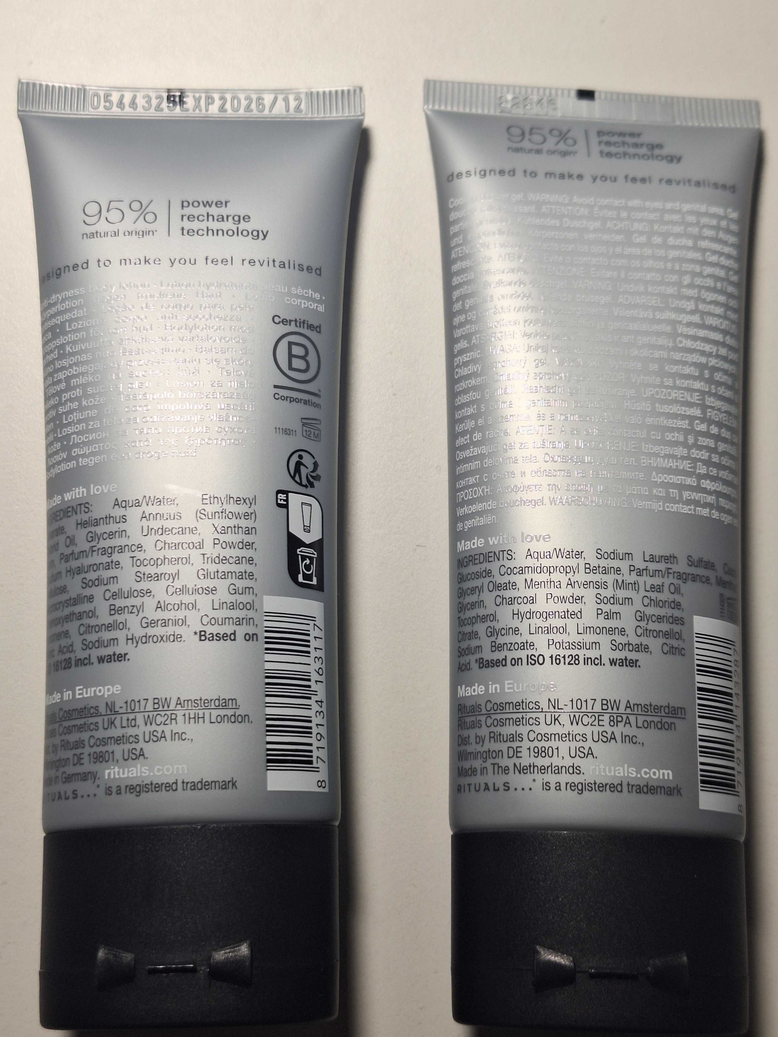 Rituals Homme zestaw Sport Cooling Shower Gel i Body Lotion
