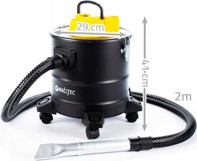 Пилосос промисловий. Пилосос для золи Maltec 1800W 18л (Польща)