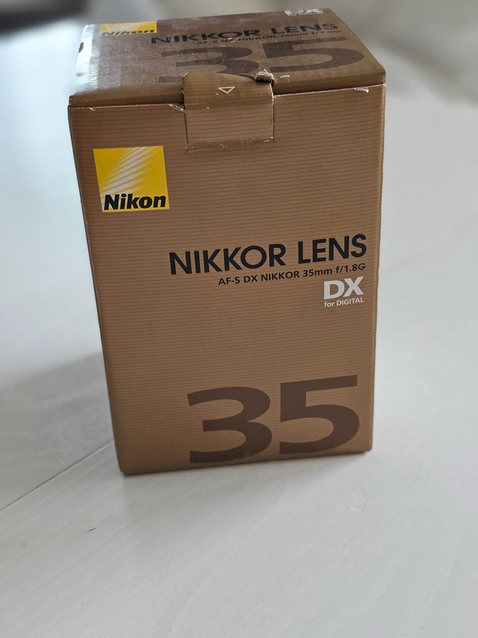 Nikon Nikkor 35 mm 1.8G AF-S SWM jak nowy zestaw sklepowy