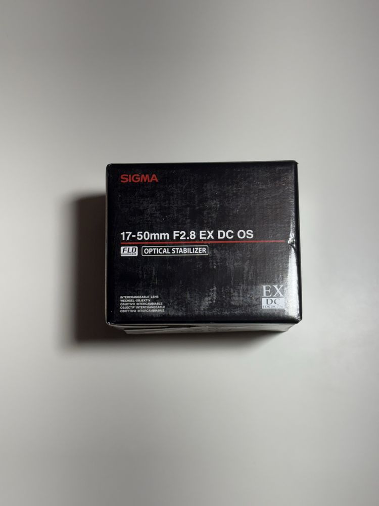 Sigma 17-50mm f/2.8 EX DC OS + 2 FILTRY Nikon F