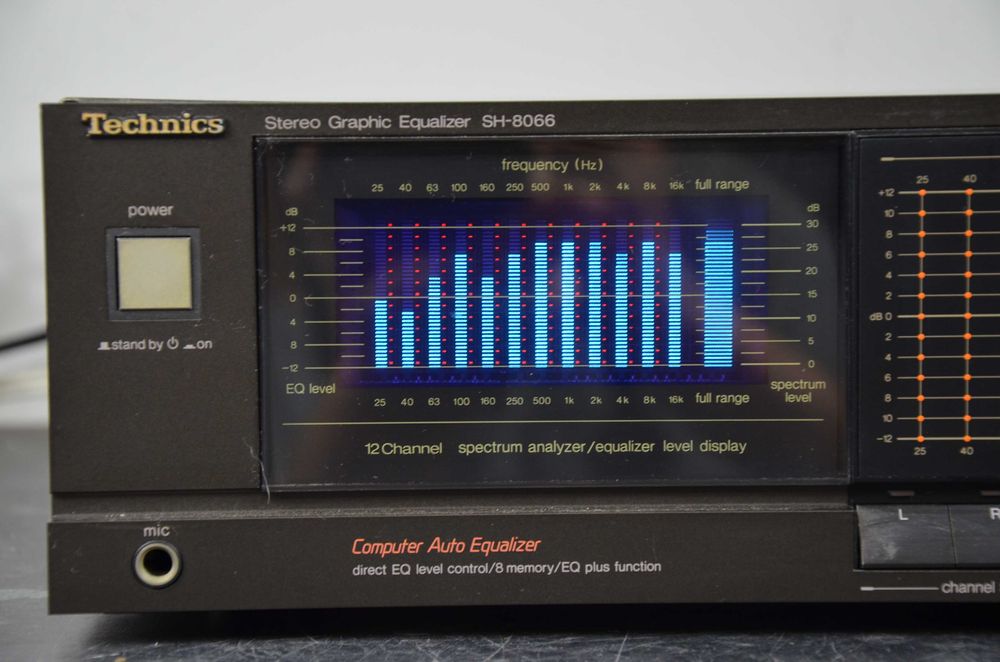 TECHNICS SH-8066 Korektor graficzny TOP JAPAN oryginał okazja!