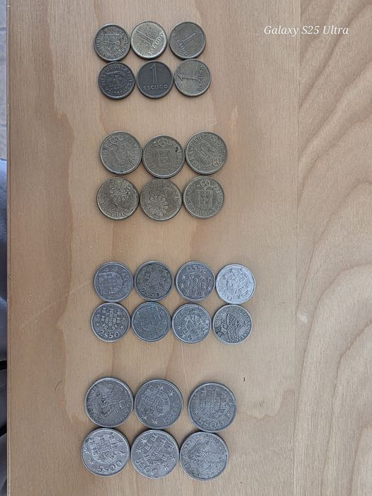 Moedas antigas Portuguesa