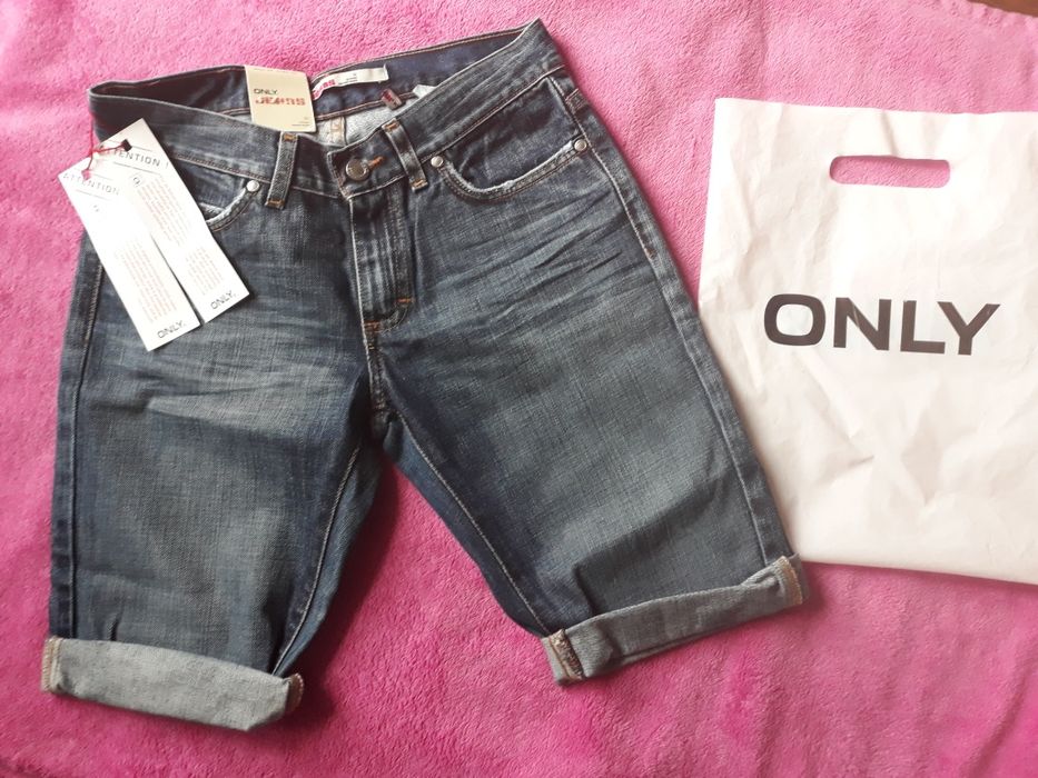 Nowe Spodenki jeansowe Only 28/32 rozmiar M