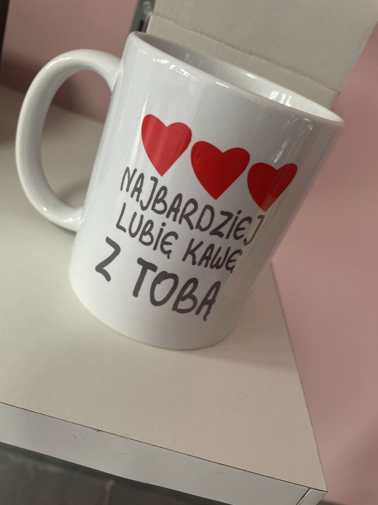 kubek- najbardziej lubię kawę z tobą