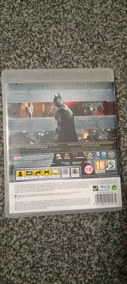 Gra PS3 Batman stan bardzo dobry