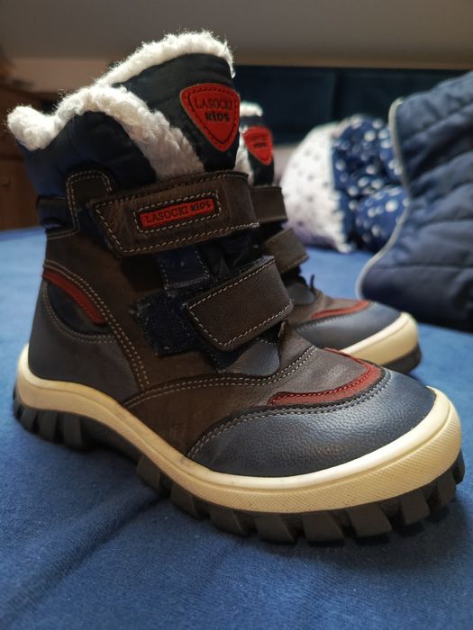 Buty kozaki trzewiki dziecięce zimowe Lasocki 27