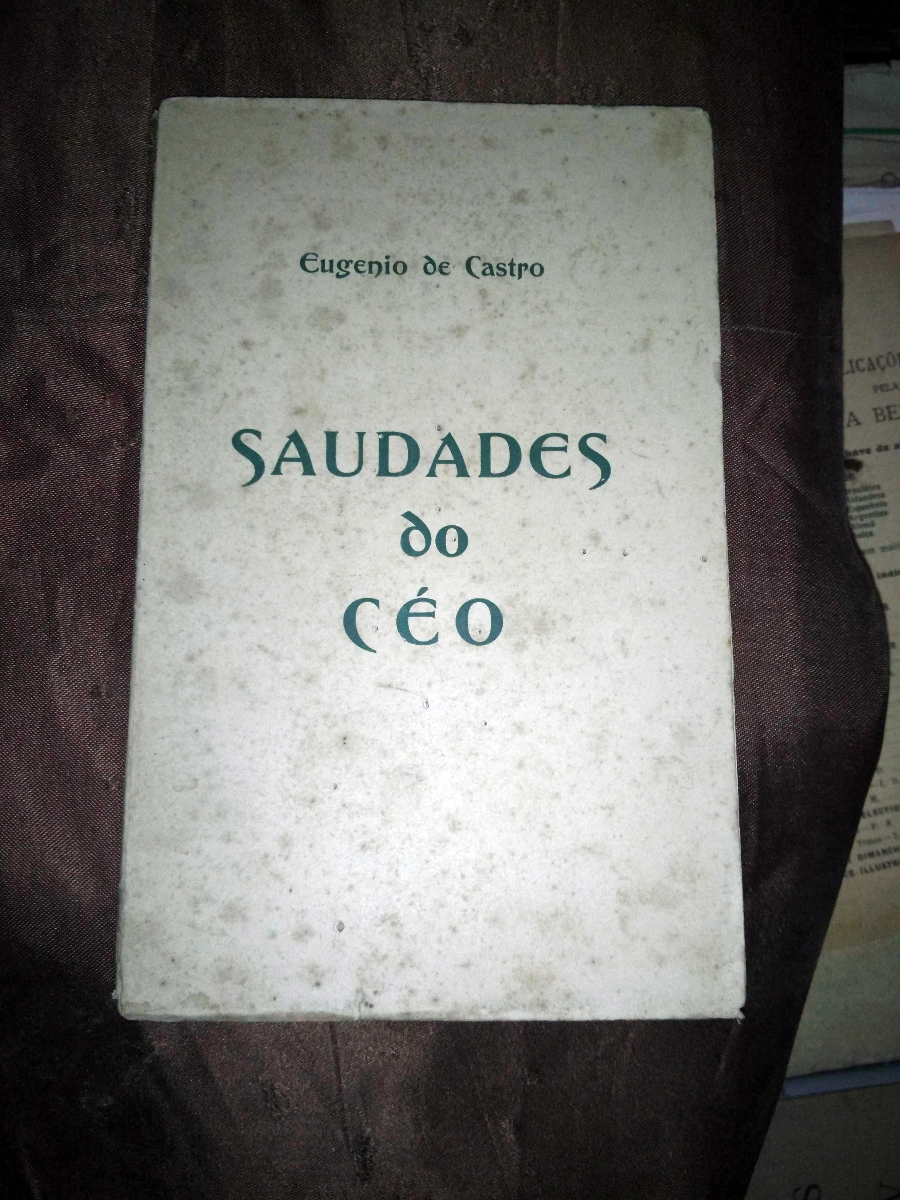 Saudades do Céo - Eugénio de Castro - 1.ª edição (1899)