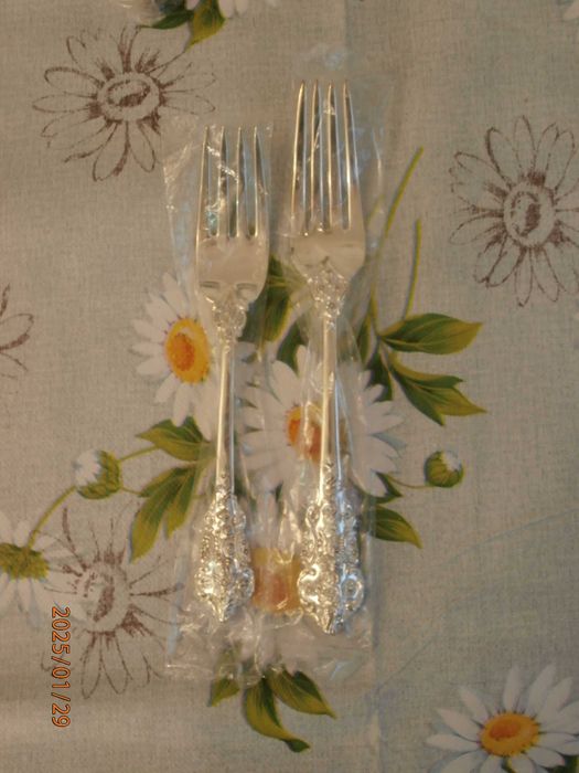 Zestaw sztućców 32 elementy stal posrebrzana / platerowana NOWY