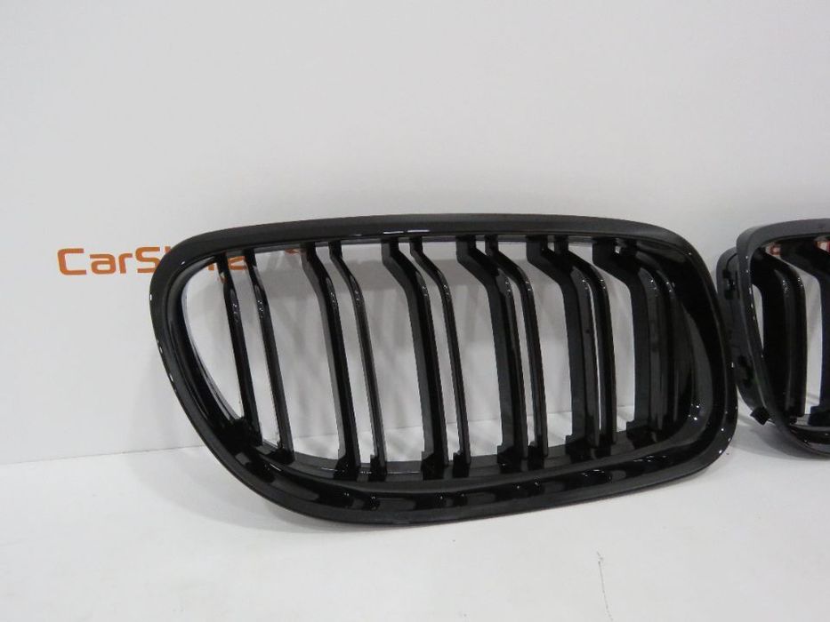 Grelhas Bmw E90 E91 Lci Duplas Preto Brilhante