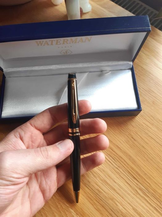 Długopis Waterman Expert GT (czarno-złoty)