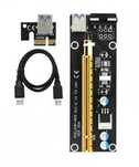 Райзер 006 PCI-E 1X to 16X Molex USB 3.0