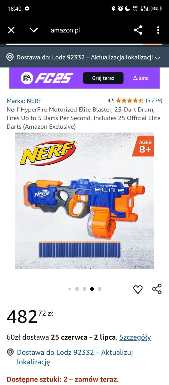 Nerf Elite Hyperfire