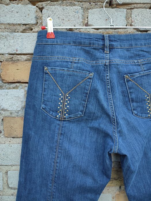 Spodnie jeansowe jeansy damskie straight Jeans Fashion