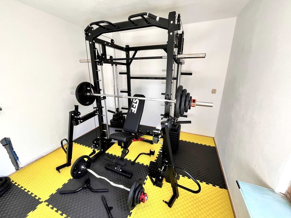 Atlas Treningowy NOWY Klatka do Ćwiczeń Maszyna Smitha Wyciągi Brama