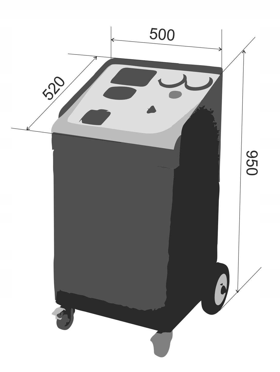 Stacja klimatyzacji  R134A 1234YF AUTOMATYCZNA SPIN