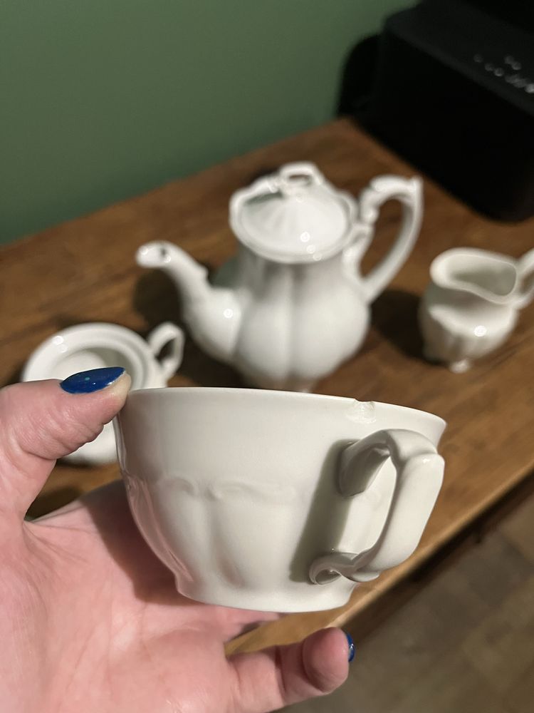 Serwis porcelana Walbrzych Maria Teresa Cral, talerz Tielsch Walbrzych