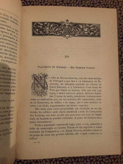 Os Astros e a Terra / Fenómenos da Natureza-Terramotos 1755 e 1909