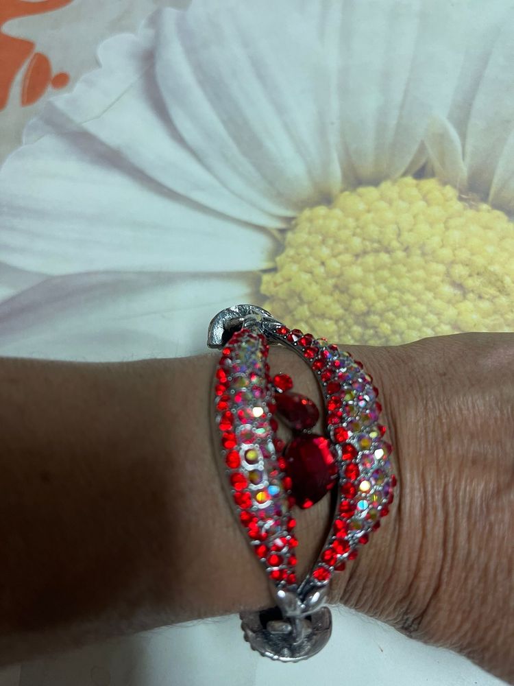 Pulseria de beijo vermelho
