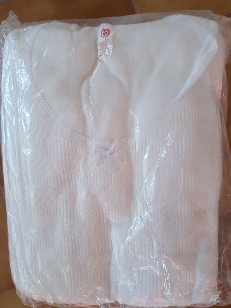 Camisola interior de homem senhora e criança e ceroulas de Homem