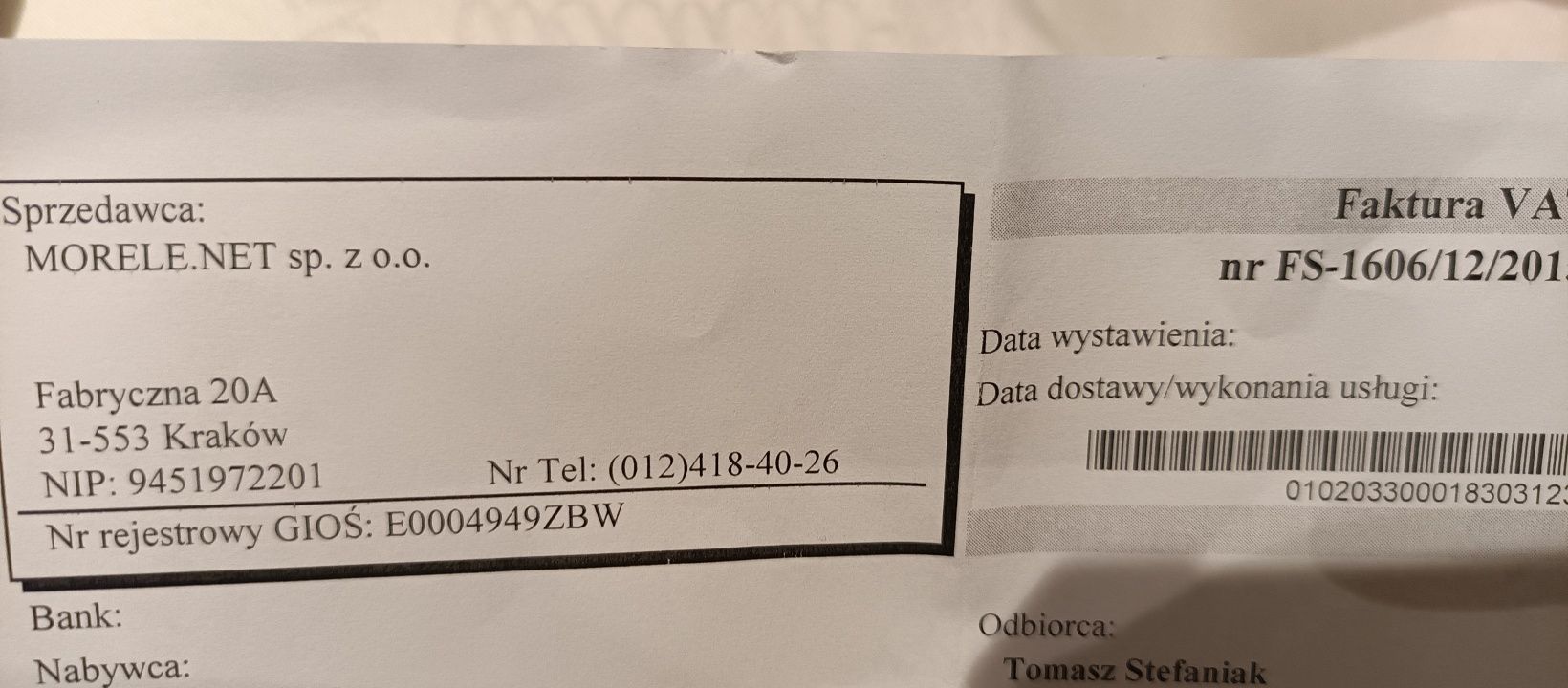 Pamięć RAM KLEVV DDR3 2x8GB 2400MHz CL11-13-13