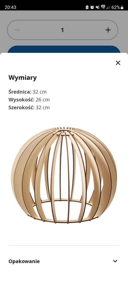 Lampa klosz akterkant hemma oświetlenie