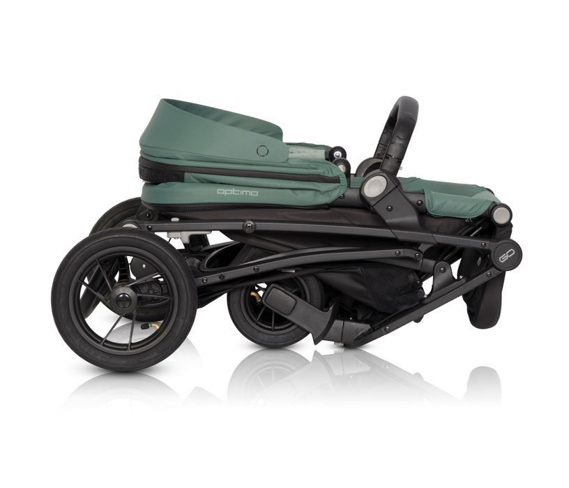 NOWA lekka spacerówka Easy Go Optimo Air przód/tył koła pompowane
