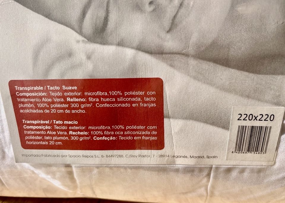 Edredão Pikolin branco de casal