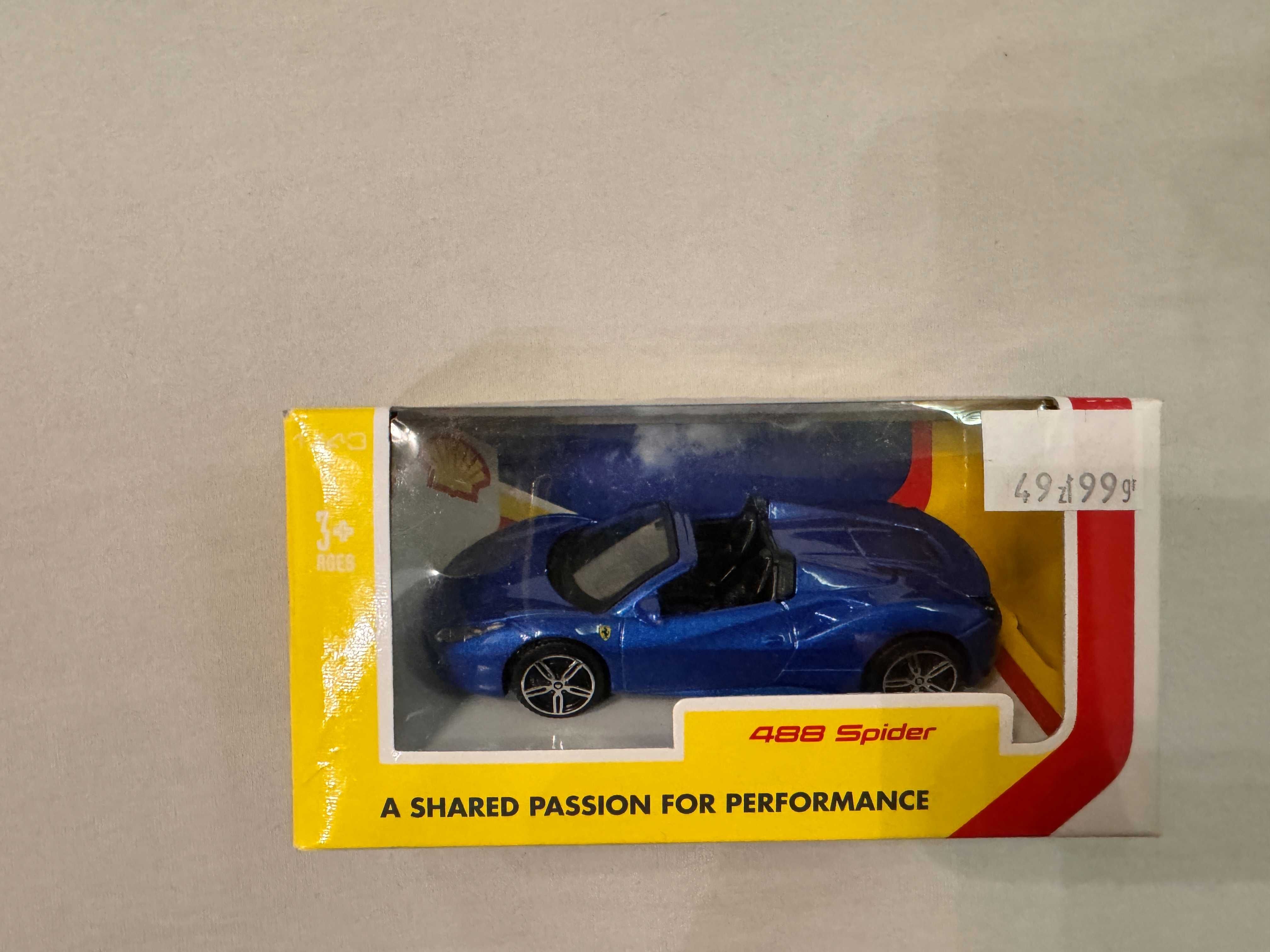 Ferrari 488 Spider 1:43 burago shell