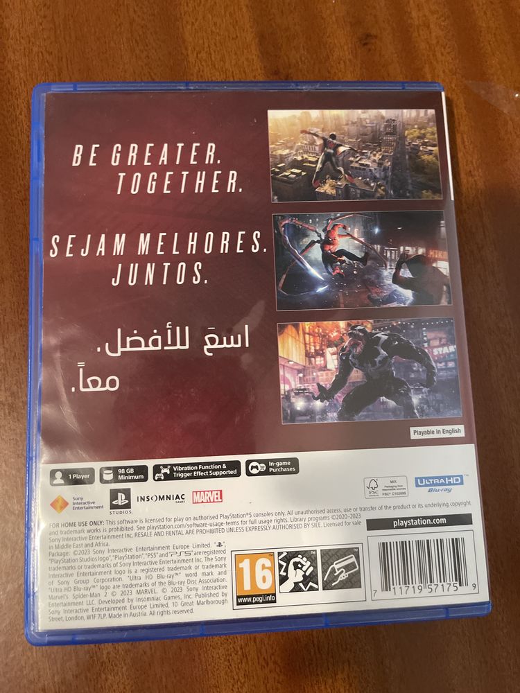 jogo PS5 spider man