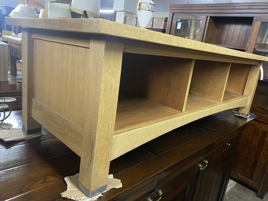 Szafka RTV drewniana dębowa solidna nowoczesna stan bdb FV DOWÓZ